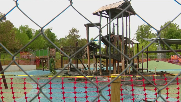 Potomac playground reopens nearly 2 years after suspected arson