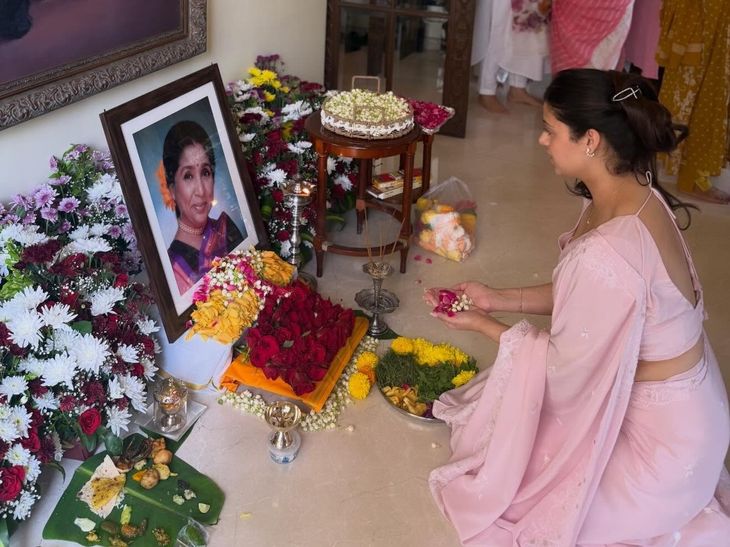 Granddaughter Janai Bhosle paid tribute to Asha Bhosle: Wrote- This is the last secret that we are sharing together, before you leave.