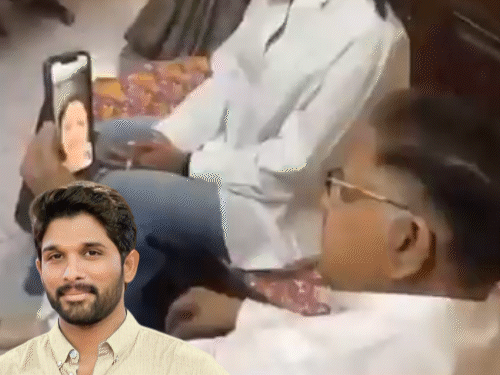 Allu Arjun’s wife meets the victim’s family: assures help in the treatment and education of the child injured in the stampede at the premiere of Pushpa 2