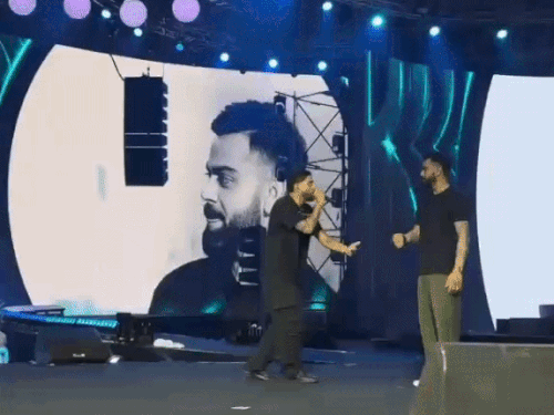 Virat Kohli danced on Aujla’s song, VIDEO: Listened to the songs while sitting on the stage in Gurugram; Cricketer launches his brand – Gurugram News