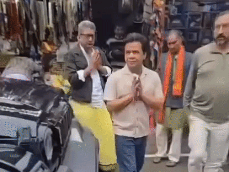 Actor Rajpal Yadav reached Jageshwar and Dol Ashram of Uttarakhand: seen in traditional saffron clothes, appreciated the religious importance of the Dham – Almora News