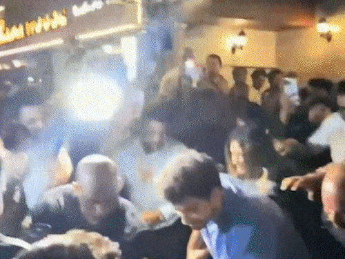 Time Raina was seen with the mystery girl: Was seen holding hands, picked up a person who had fallen in the huge crowd; watch video